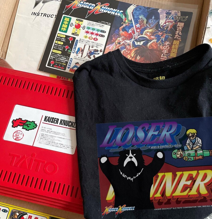 카이저 너클 30주년 기념 라이센스 굿즈