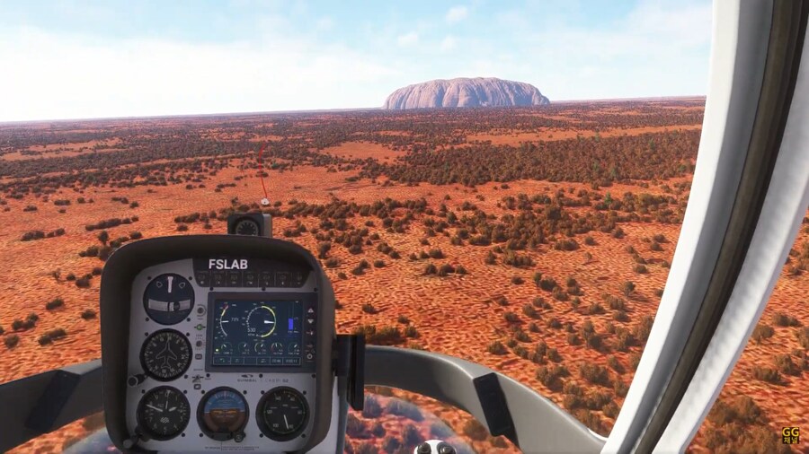MSFS 세계일주 중, 비행 69일차 호주 울루루(uluru) 비행 기록._1.jpg