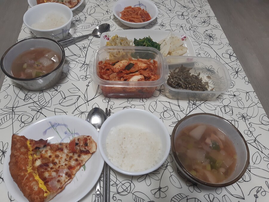 오늘의 저녁&파파존스 피자(11월 24일)_1.jpg