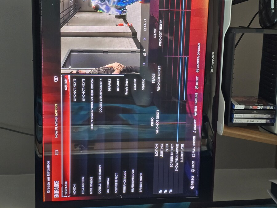 Wwe2k24 등장씬 저장했는데 경기에선안보여주네요해결법아시는분_1.jpg