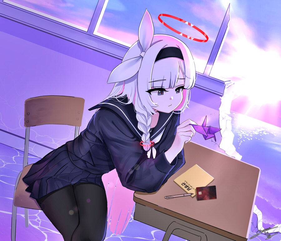 블루아카) 프라나 그려봤습니다_1.png