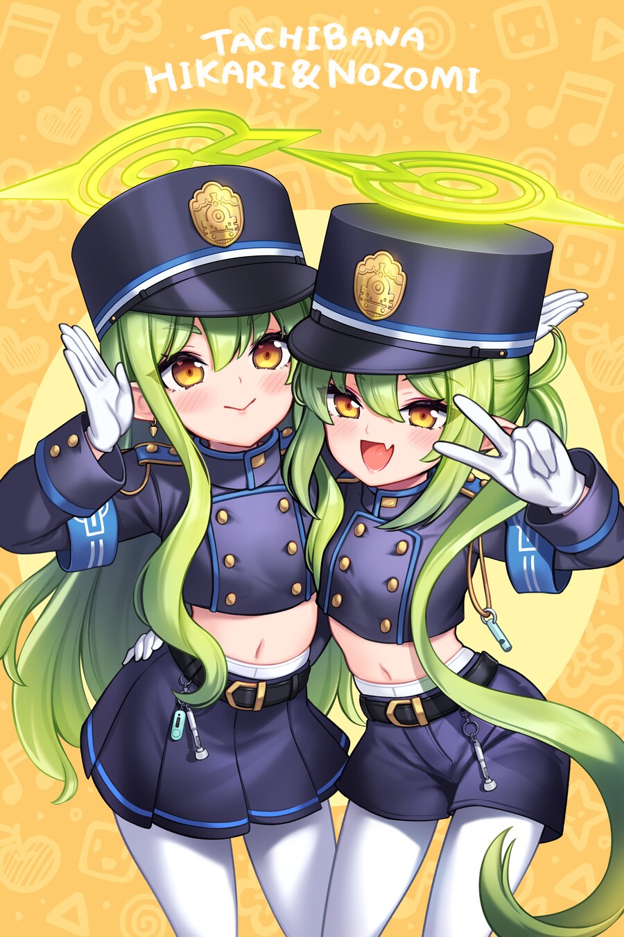 블루아카) 철도가키 와 아이돌 마리 그려봄_1.png