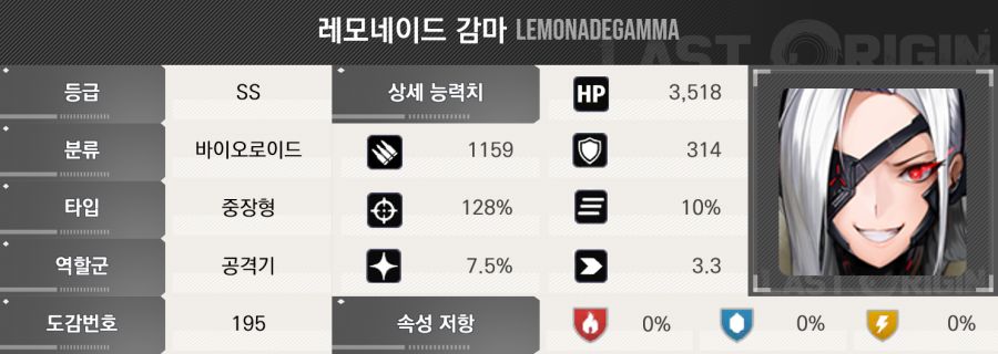 라스트오리진 신규 캐릭터 소개 - [포세이돈] 레모네이드 감마_2.png