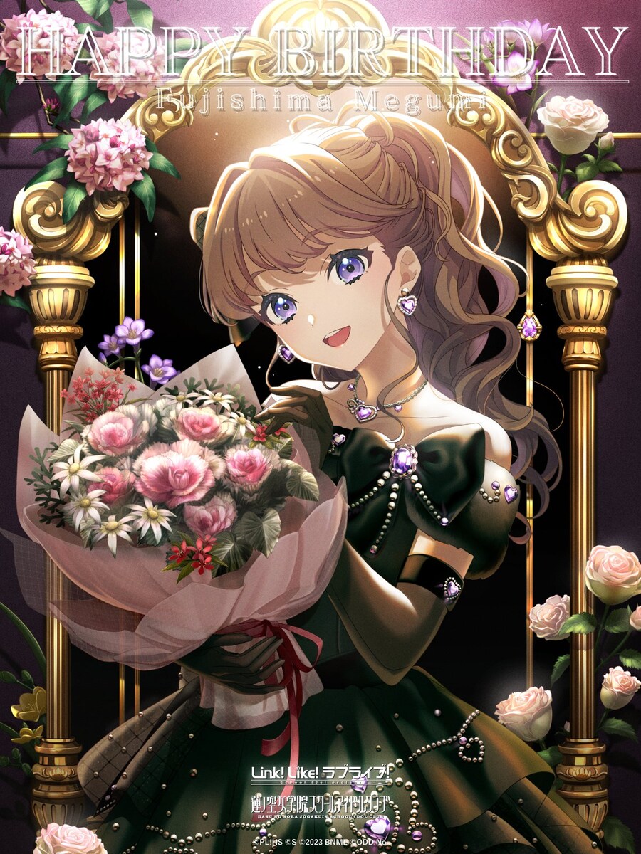 「Link! Like! 러브라이브!」 후지시마 메구미 생일 축하 BR 카드 등장_1.jpg