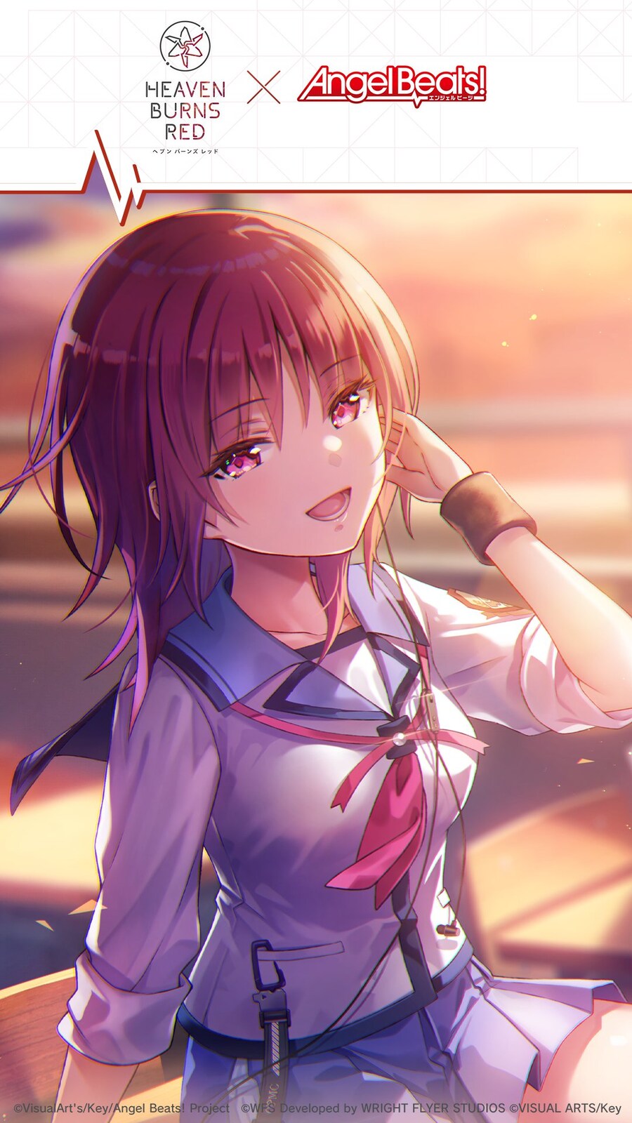 엔젤비트 음원 스트리밍 해금 애니 유튜브 방영 게임 콜라보 제3탄 개최