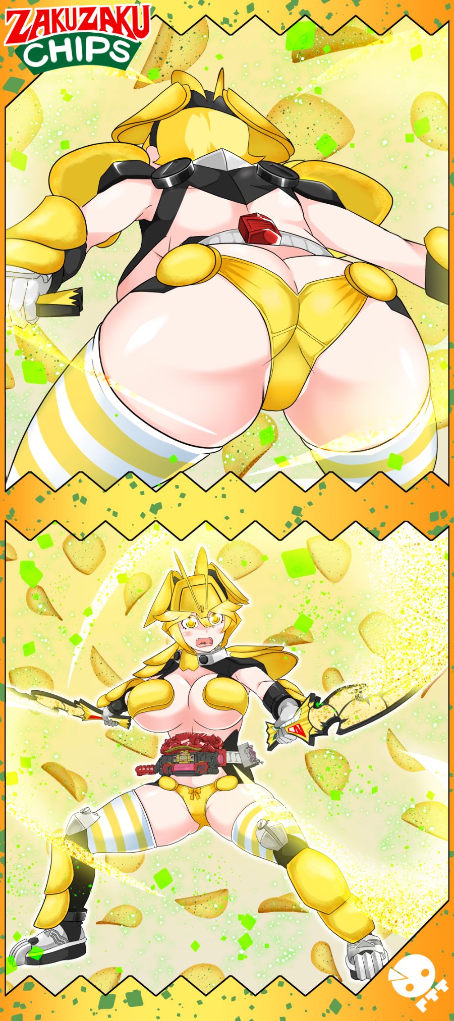 (엉덩이) (후방) 가면라이더 가브+가브 모에화 그림 모음_4.jpg