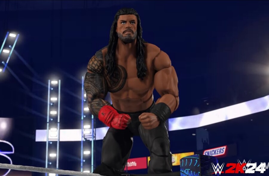 WWE 2K24 공식 인스타그램에 공개된 로만 레인즈 마이팩션 신규카드 피규어_2.jpg