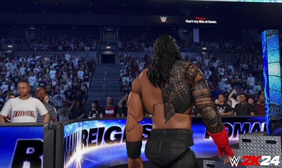 WWE 2K24 공식 인스타그램에 공개된 로만 레인즈 마이팩션 신규카드 피규어_4.jpg