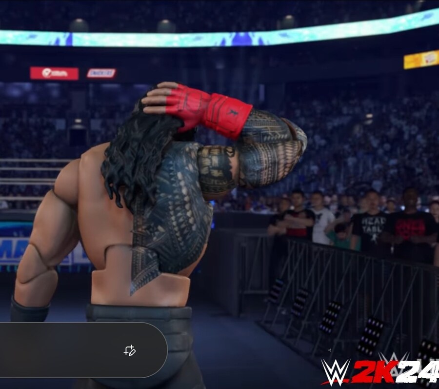 WWE 2K24 공식 인스타그램에 공개된 로만 레인즈 마이팩션 신규카드 피규어_7.jpg
