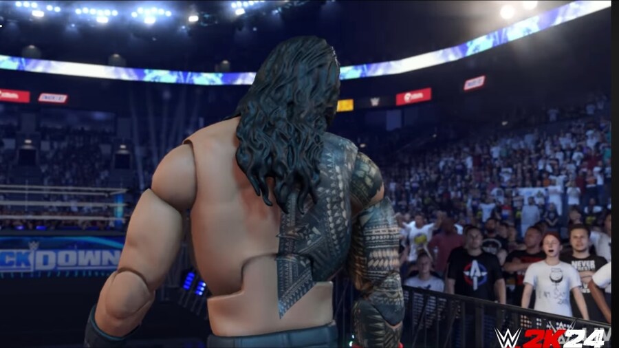 WWE 2K24 공식 인스타그램에 공개된 로만 레인즈 마이팩션 신규카드 피규어_8.jpg