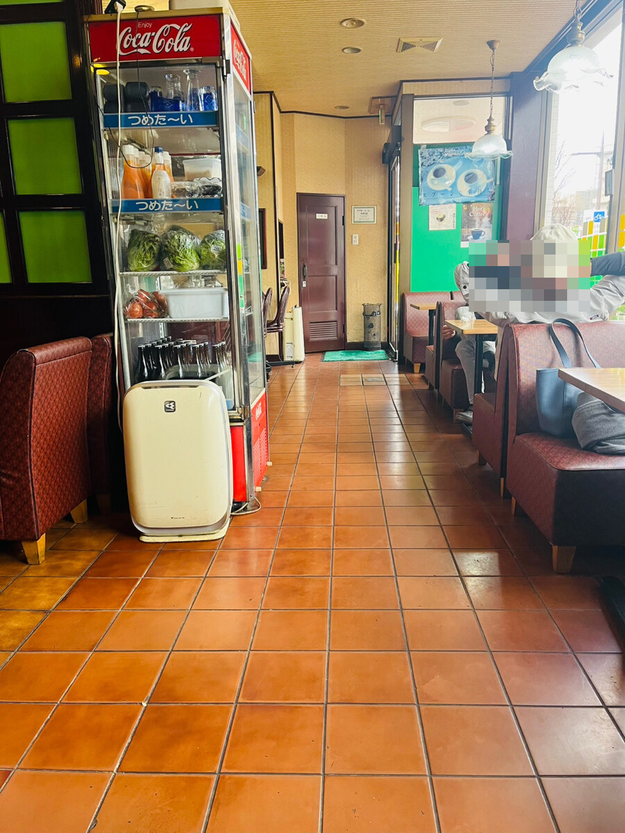 고쿠라역 부근 노포 다방에서 점심 "햄버거 스테이크 나폴리탄 & 밥"_3.jpg