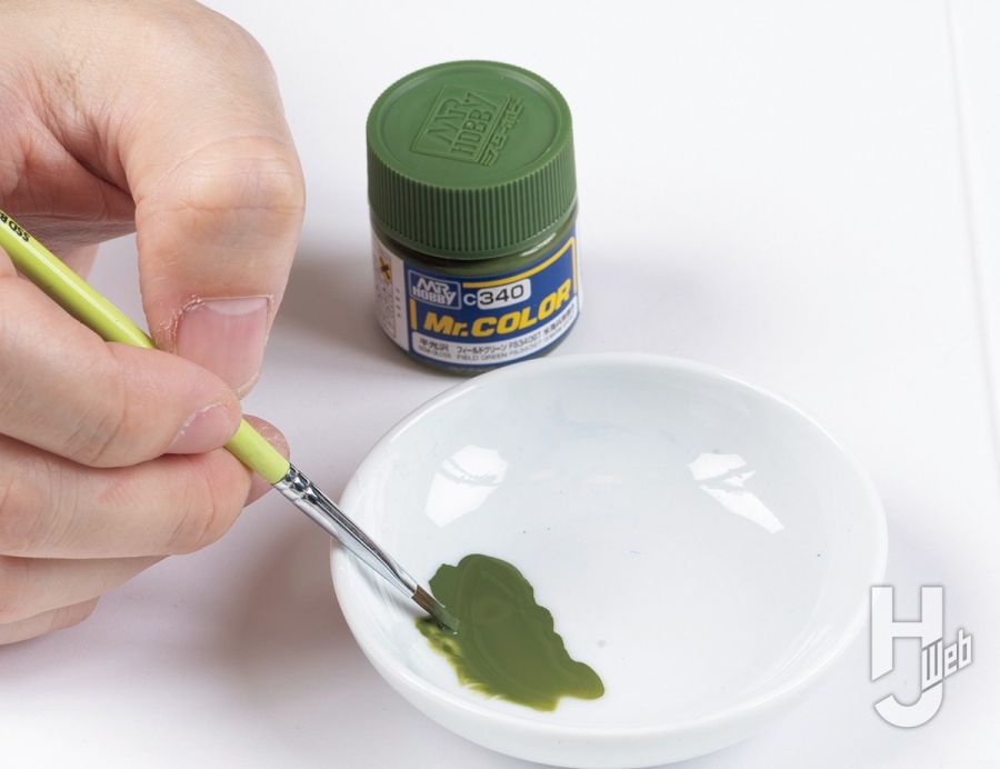 [하비 재팬] MG 겔구그 양산기 2.0 소재 래커 도료 붓칠 강의_31.jpg