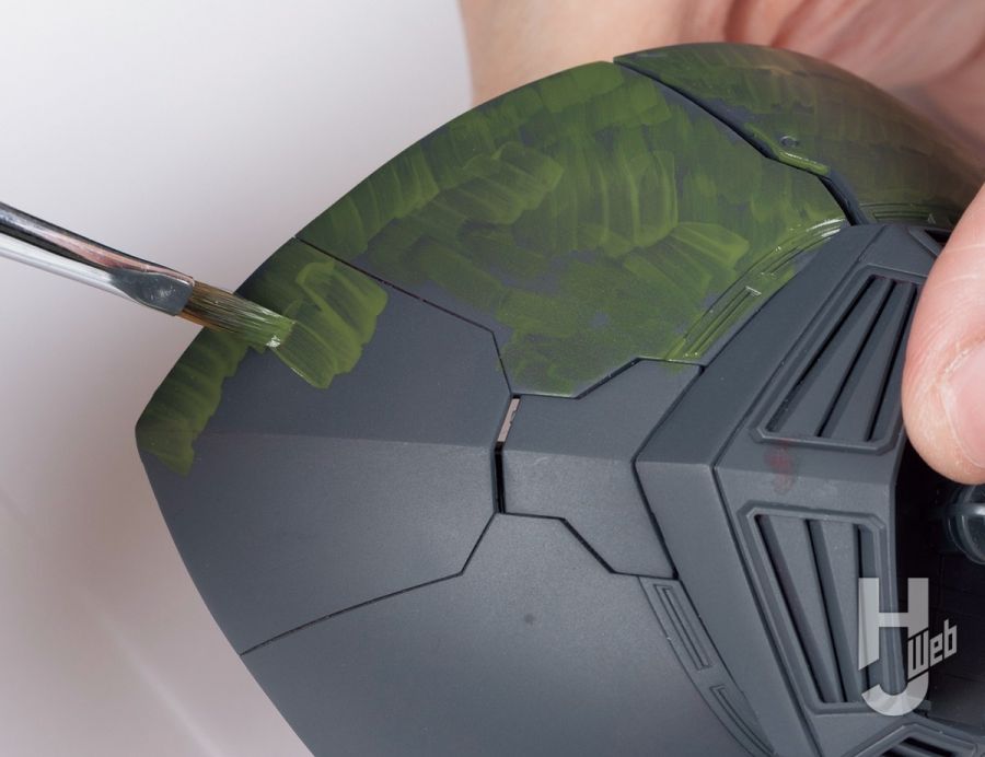 [하비 재팬] MG 겔구그 양산기 2.0 소재 래커 도료 붓칠 강의_32.jpg