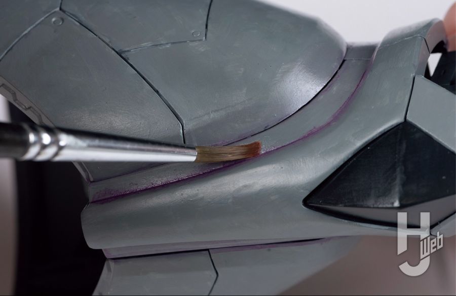 [하비 재팬] MG 겔구그 양산기 2.0 소재 래커 도료 붓칠 강의_48.jpg