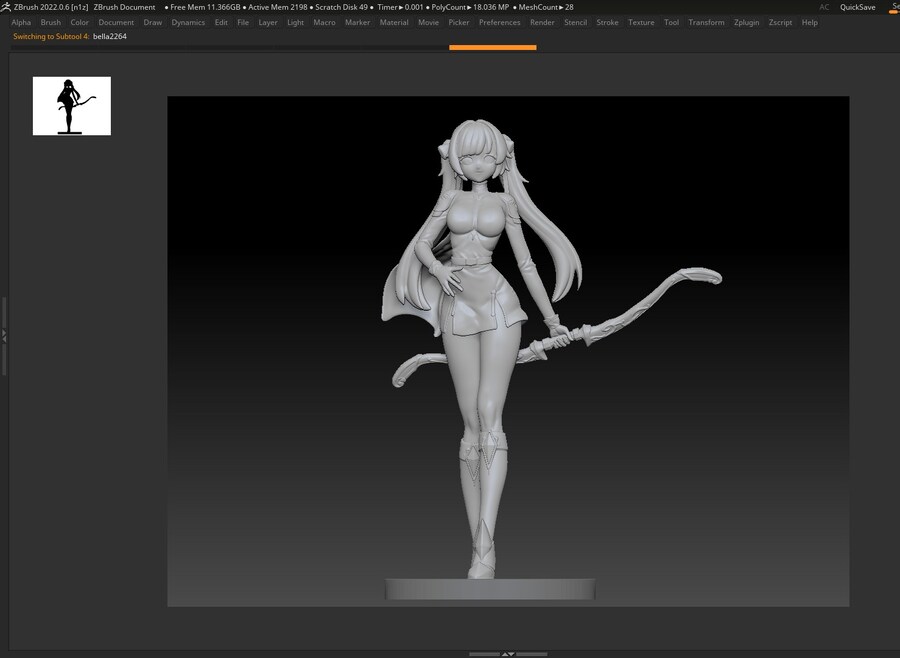 자작 미소녀 캐릭터 벨라 피규어 만들기 과정_3.jpg