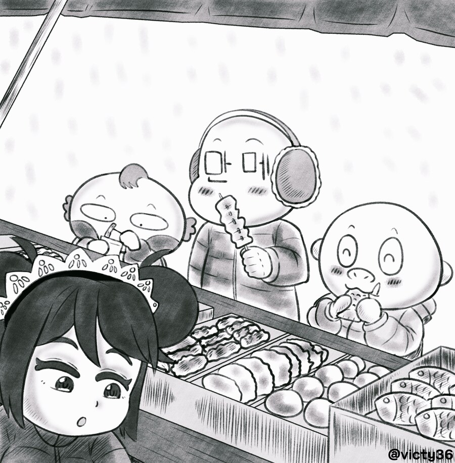 (일러스트) 한겨울 산책하는 3작가님들 #2 (With 포티아)_2.png