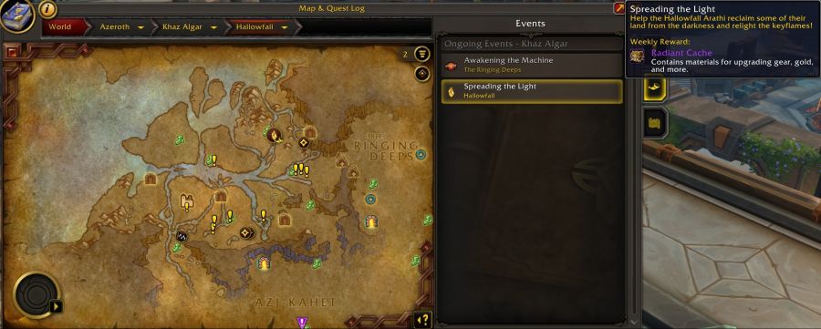 와우 11.1 지도 및 퀘스트 로그 개선 - 신규 퀘스트, 일정, 범례 탭_5.jpg