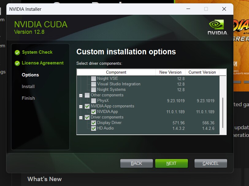 CUDA 툴킷에 포함된 RTX 50 지원 지포스 571.96 드라이버_1.png