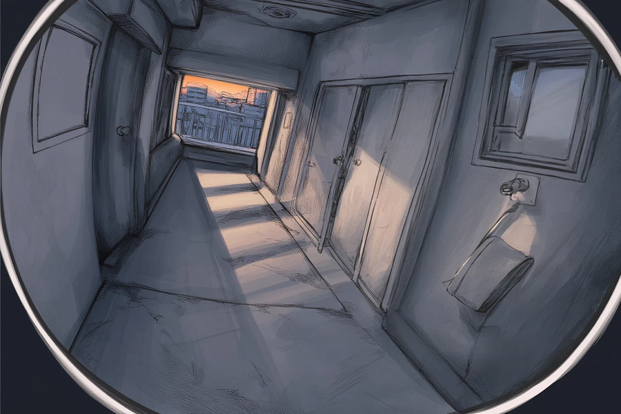 일요일 오후...쎄한 느낌에 현관문 밖을본 지휘관_1.webp