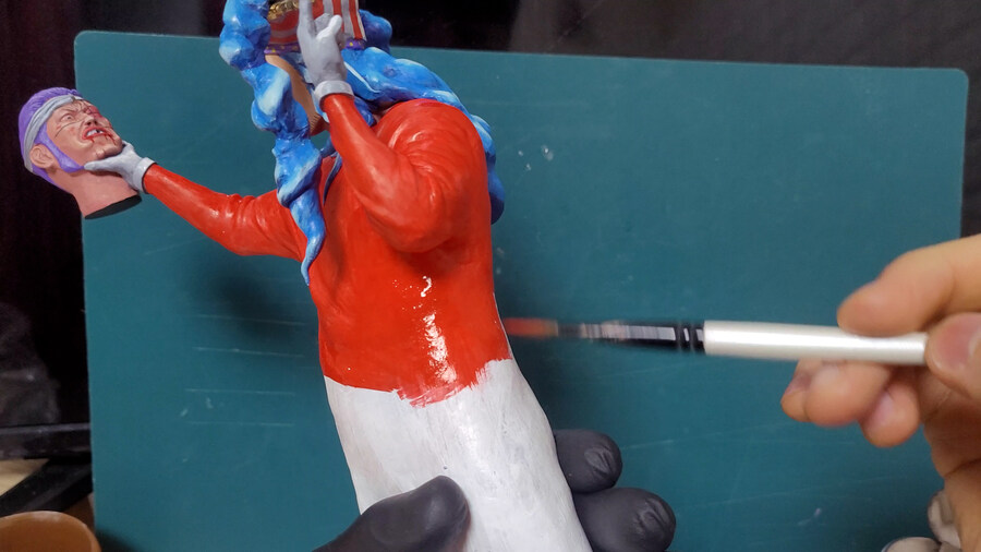 원피스 ) 사황버기 각성폼 피규어 만들어 봤습니다_22.jpg