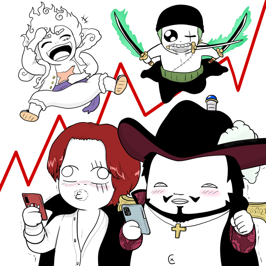 코인 떡상한 샹크스와 미호크, 그리고 상폐당한 흰수염.jpg_1.jpg