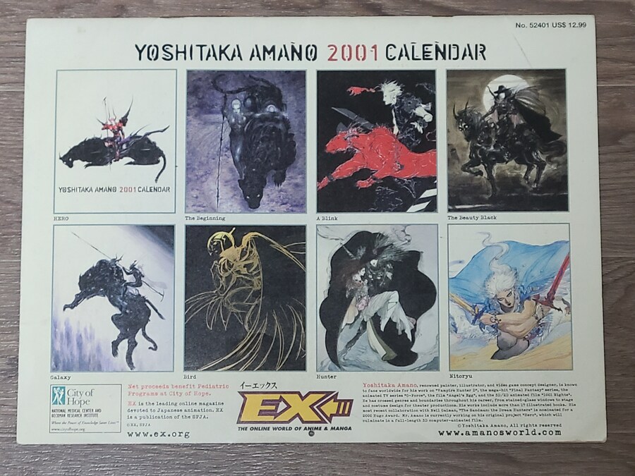 YOSHITAKA AMANO 2001 CALENDAR_2.jpg