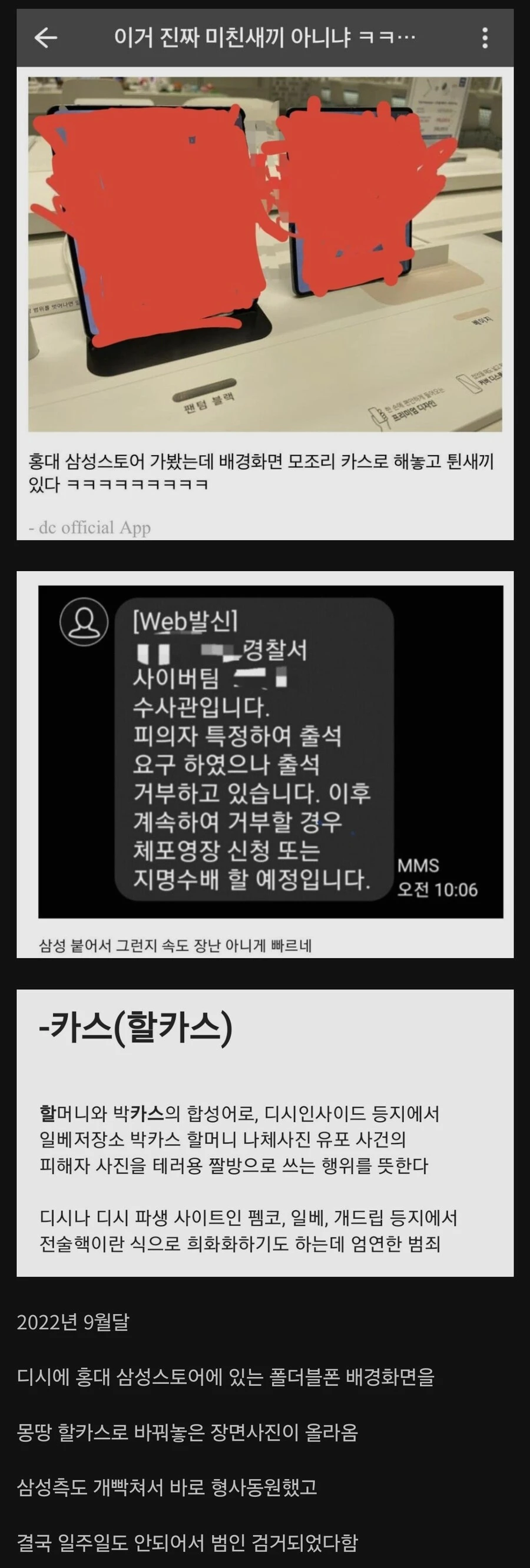 삼성스토어 테러한 일베ㅅㅋ의최후_1.webp