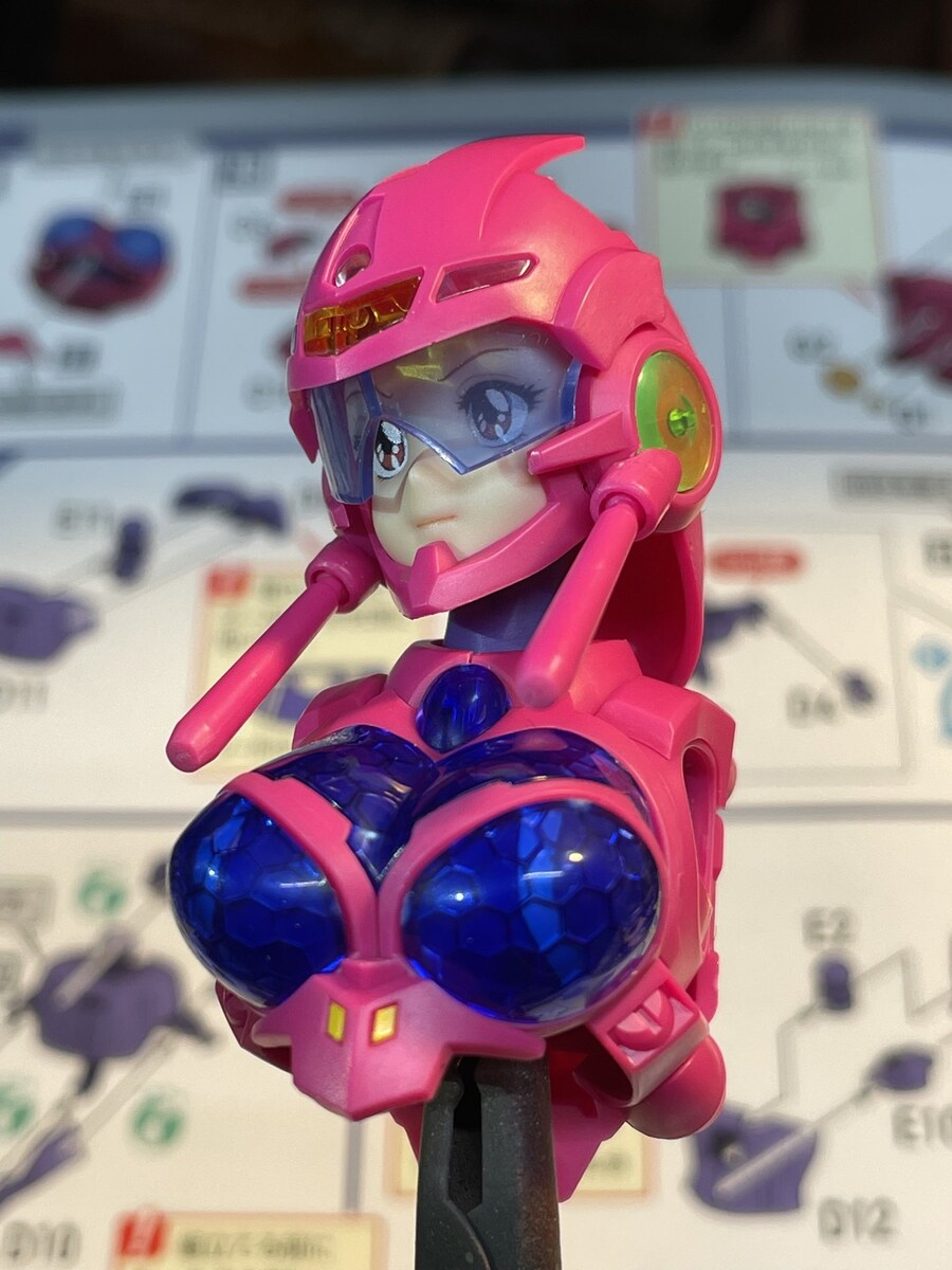 [맥스팩토리] PLAMAX 초음전사 보그맨 아니스 팜 샘플. 상반신 조립 이미지_6.jpg