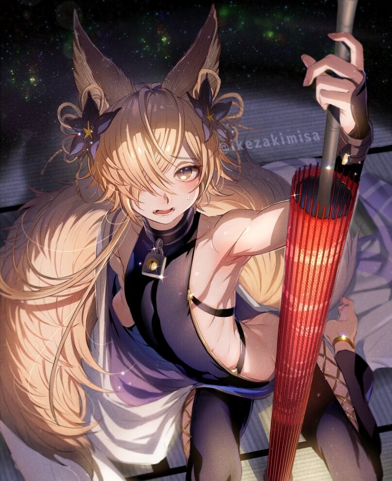 ㅂㅊ) 갈비뼈가 보이는 여우 남자 수인_1.jpg