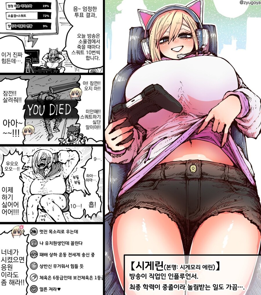 가차없는 소울겜 스트리머의 벌칙.comic_1.jpg