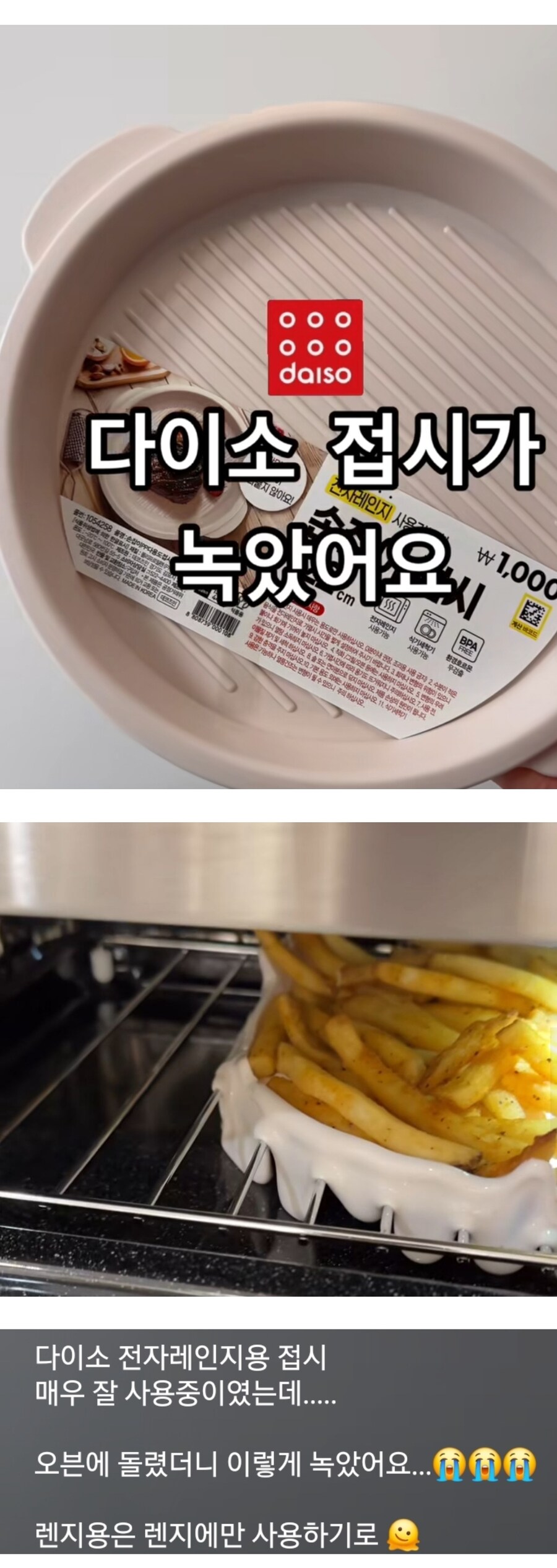 다이소 접시가 녹았다는 사람_1.jpg