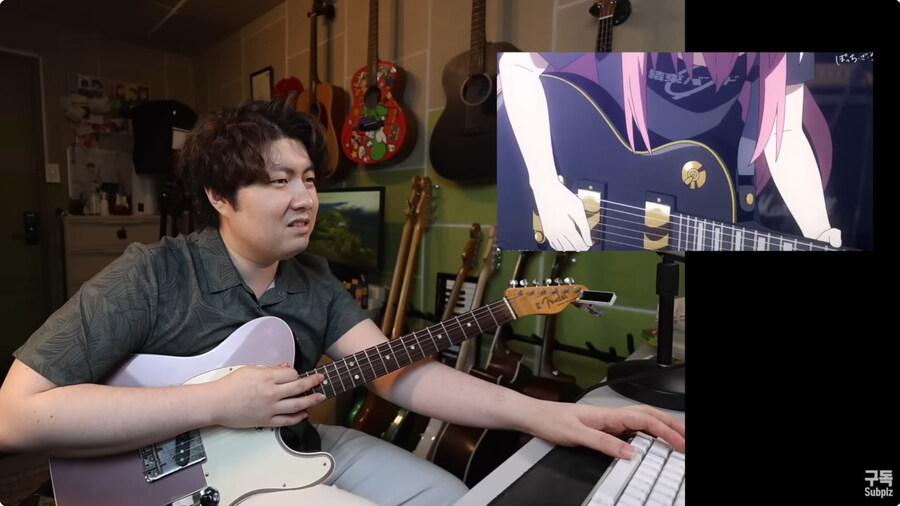 봇치더락을 보면서 점점 질린얼굴로 바뀌는 기타 유투버_34.jpg