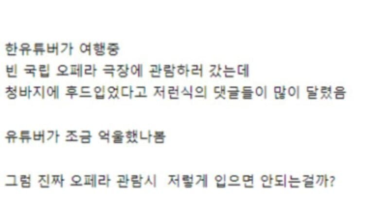 후드입고 오페라 공연 갔다고 욕먹은 유튜버.jpg_5.png