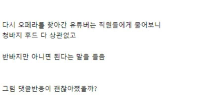 후드입고 오페라 공연 갔다고 욕먹은 유튜버.jpg_11.png