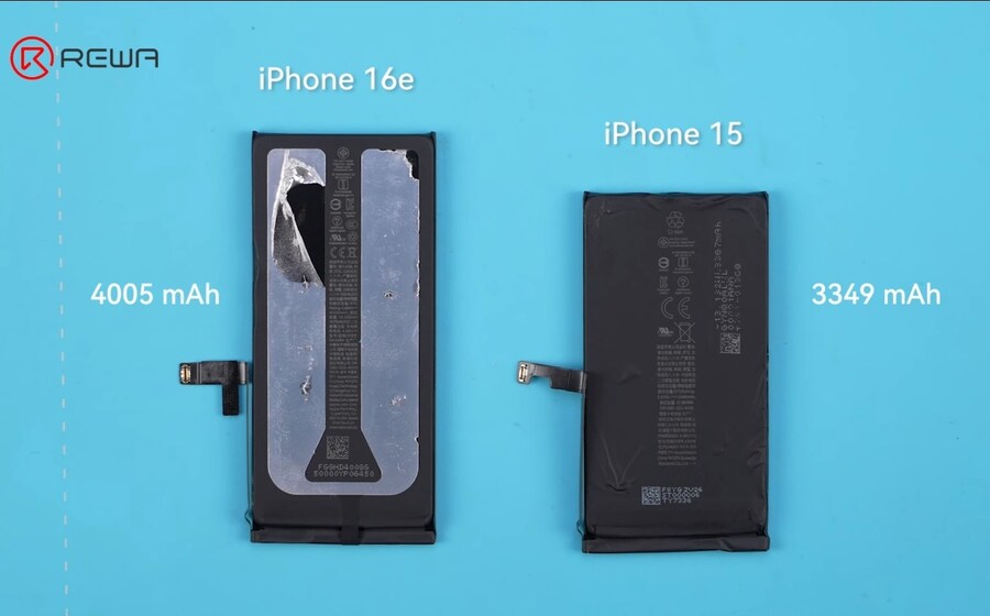 아이폰16e 내부 분해, 정확한 배터리 용량 4,005mAh 확인_3.jpg