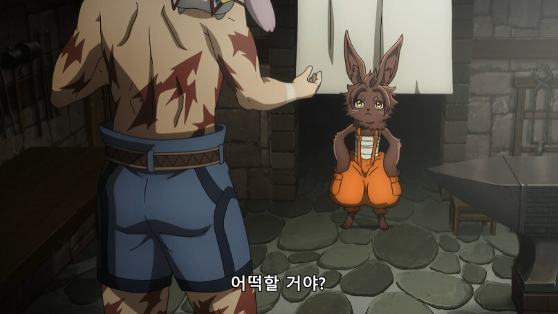 어쩔수 없는 이유로 상반신 탈의 하는 복슬복슬 토끼녀_5.jpg