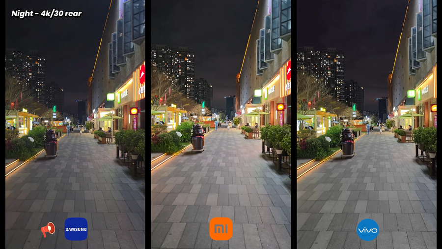 삼성 S25U VS 샤오미 15U VS 비보 X200P 야간 4K30 비교_1.webp