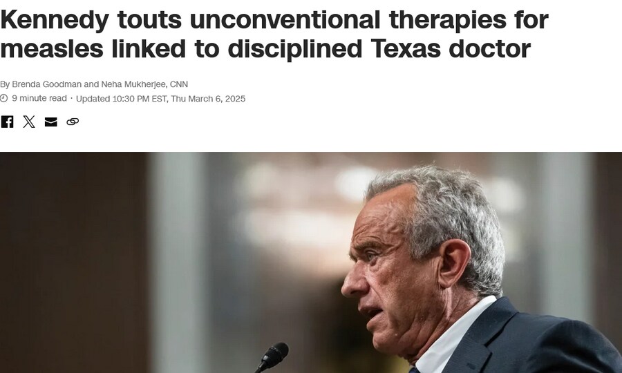 미 보건장관 曰 "홍역 예방접종 믿지마. 내 이론을 믿어라"_1.png