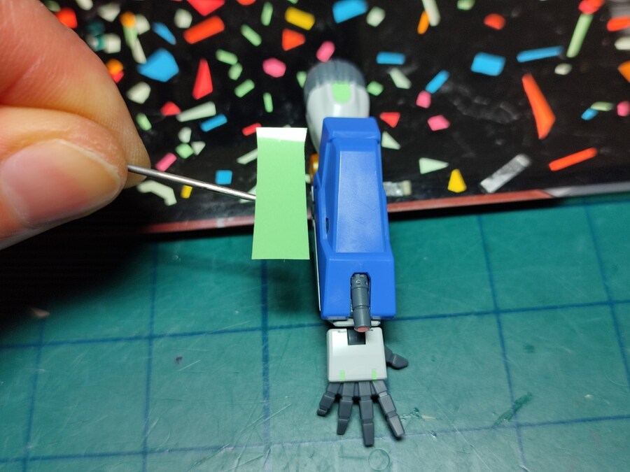 RG 하이뉴 건담 축광테이프 작업 마지막편(상체작업&간단 완성샷)_6.jpg