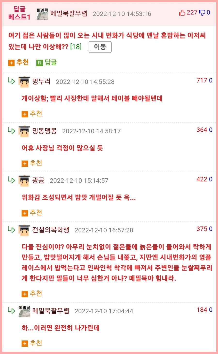 번화가 식당에서 혼밥하는거 이상하지 않아?_1.jpg