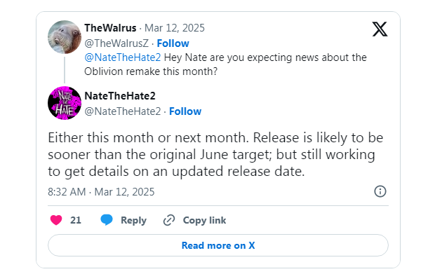 루머) 엘더스크롤 4: 오블리비언 PS5 리메이크 곧 출시_2.png