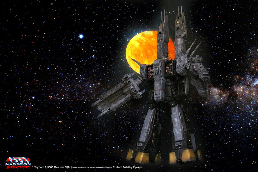 [커스텀] SDF-1 Macross 초시공요새 마크로스 1/3000 베이스와 본체_14.jpg