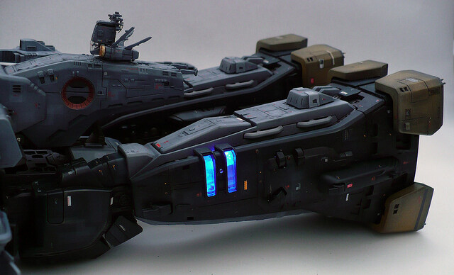 [커스텀] SDF-1 Macross 초시공요새 마크로스 1/3000 베이스와 본체_16.jpg