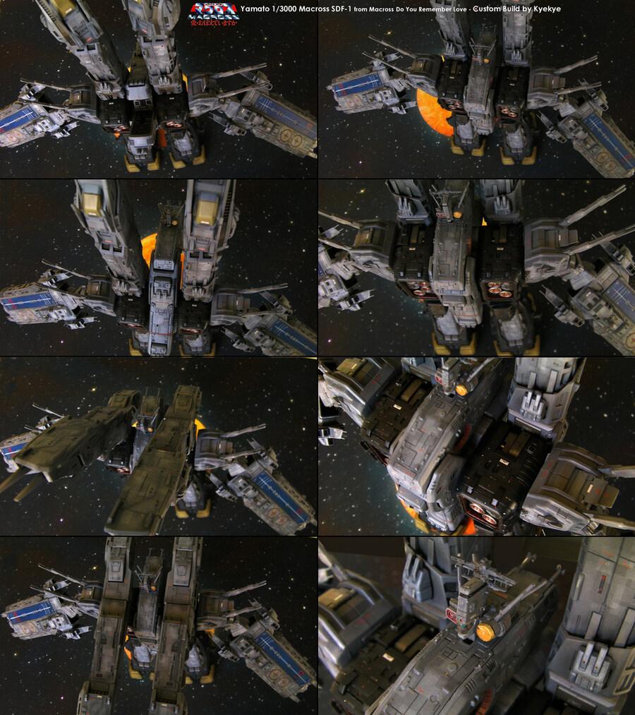 [커스텀] SDF-1 Macross 초시공요새 마크로스 1/3000 베이스와 본체_17.jpg