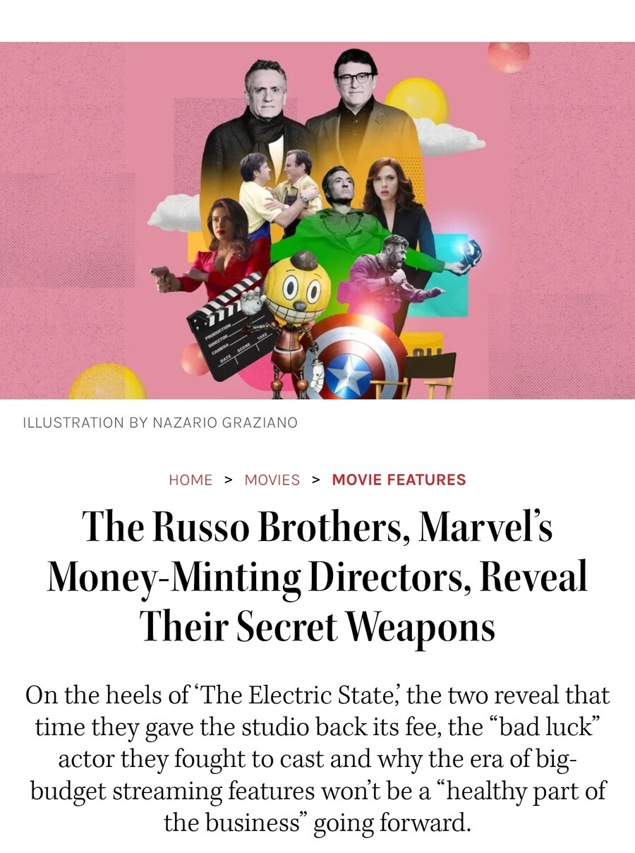 루소 형제 : 논리적으로는 OTT 회사들이 대규모 영화를 만들지 않을 것_1.jpg