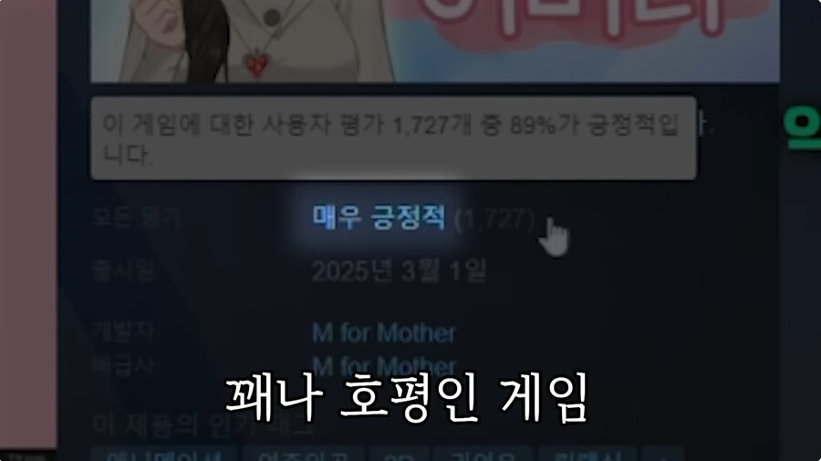스팀에서 파는 엄마게임 리뷰하는 버튜버_7.jpg