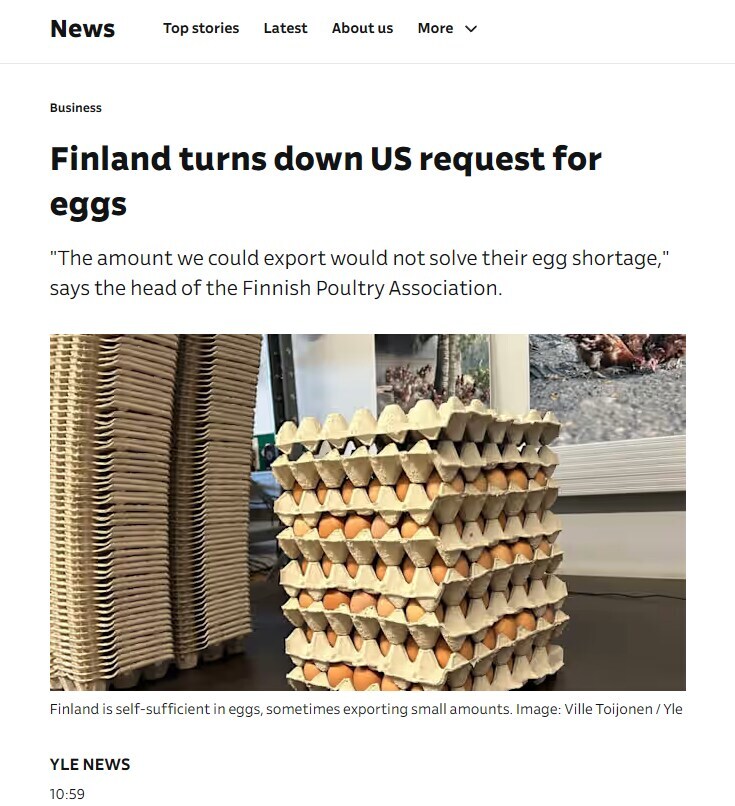 미국 : 동맹 놈들아 계란값이 올랐으니 나한테 계란을 보내라!_3.jpg