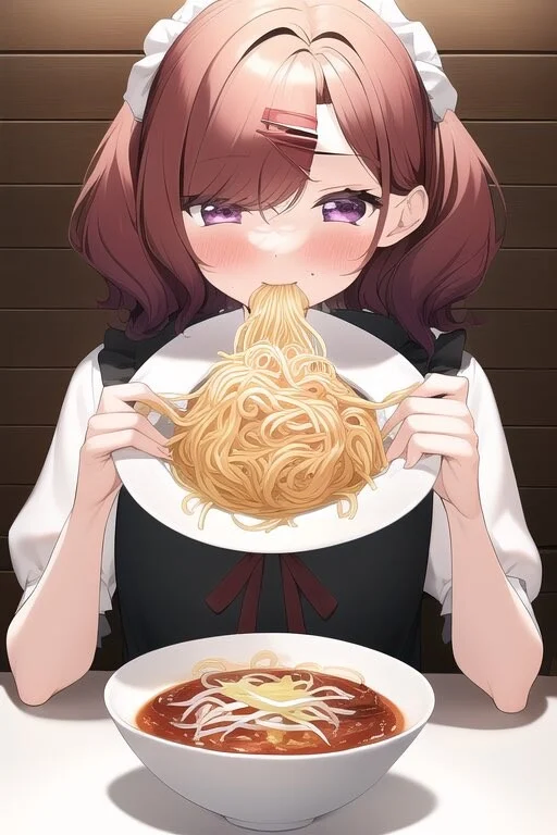 Ai 그림 초창기 때 나온 이상하게 라면 먹는 마도카_3.webp