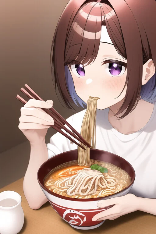 Ai 그림 초창기 때 나온 이상하게 라면 먹는 마도카_10.webp