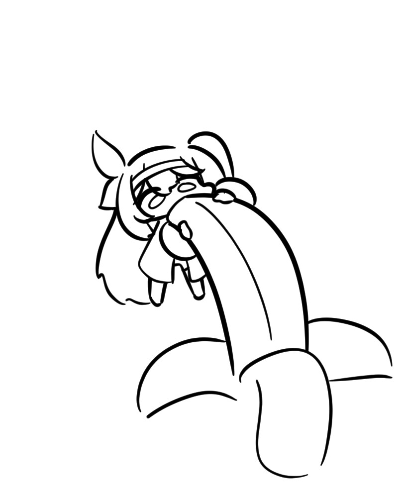 미루 이모가 커다란 바나나 얌얌 하는 낙서 짤!_1.png